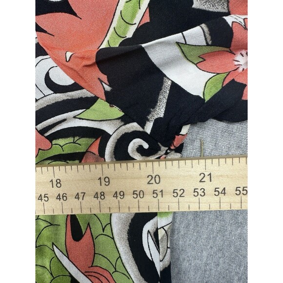 Ed Hardy Japan Dragon Button Up Short Sleeve Shirt Casual Mens Size Small NWT - Picture 4 of 5